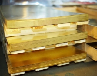 brass-sheet-metal-ready-for-fabrication-sydney-workshop-600x399