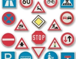 تابلوهای راهنمایی رانندگی و علائم ترافیکی