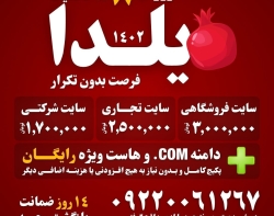 بهترین فرصت برای طراحی وب سایت اینترنتی کسب و کار یلدا تهران